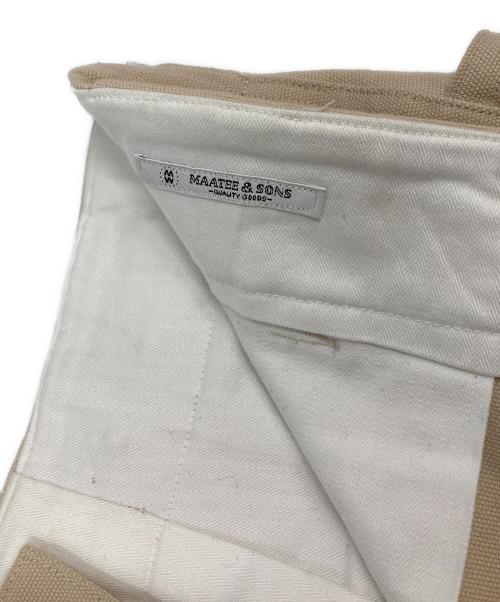 MAATEE&SONS（マーティーアンドサンズ）MAATEE&SONS (マーティーアンドサンズ) CABLEYARN DOUBLE KNEE PANTS アイボリー サイズ:2の古着・服飾アイテム
