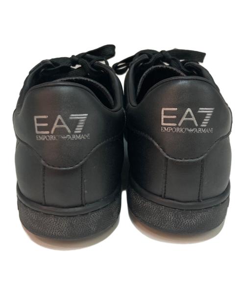EMPORIO ARMANI（エンポリオアルマーニ）EMPORIO ARMANI (エンポリオアルマーニ) Classic CC スニーカー ブラック サイズ:UK7.5の古着・服飾アイテム