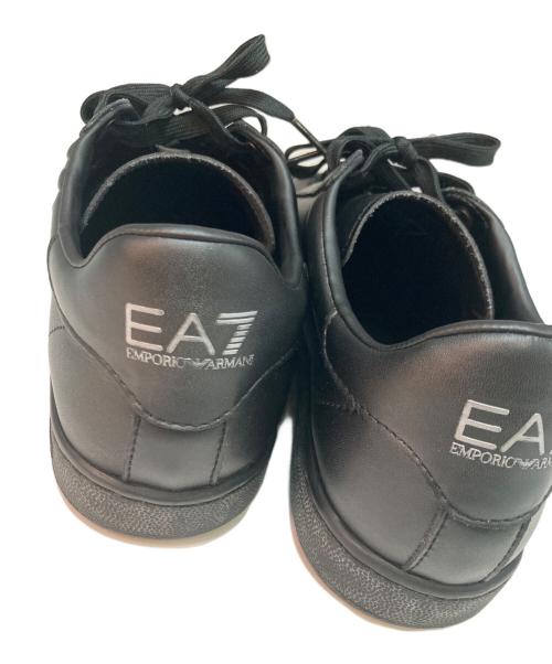 EMPORIO ARMANI（エンポリオアルマーニ）EMPORIO ARMANI (エンポリオアルマーニ) Classic CC スニーカー ブラック サイズ:UK7.5の古着・服飾アイテム