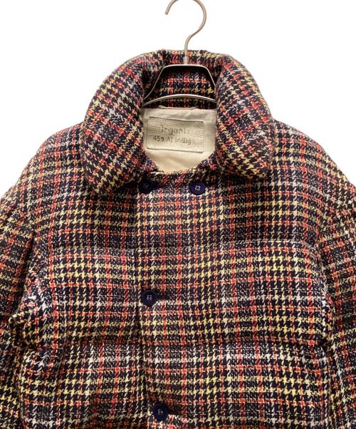 45rpm（45アールピーエム）45rpm (45アールピーエム) オーガニックツイードダウンジャケット マルチカラー サイズ:不明の古着・服飾アイテム