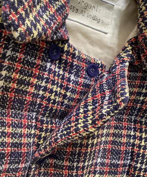 45rpm（45アールピーエム）45rpm (45アールピーエム) オーガニックツイードダウンジャケット マルチカラー サイズ:不明の古着・服飾アイテム