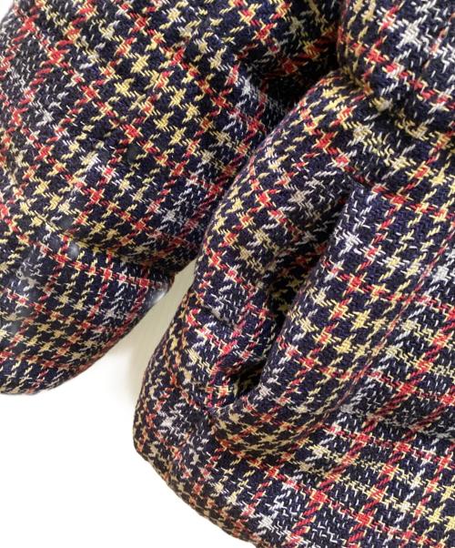 45rpm（45アールピーエム）45rpm (45アールピーエム) オーガニックツイードダウンジャケット マルチカラー サイズ:不明の古着・服飾アイテム