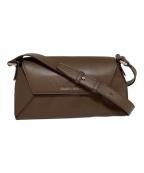 CHARLES & KEITHチャールズアンドキース）の古着「Nasrin ナスリン ジオメトリックショルダーバッグ」｜ブラウン