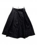 Max Mara WEEK END LINEマックスマーラ ウイークエンドライン）の古着「ナイロンラップスカート」｜ブラック