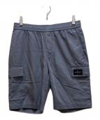 Calvin Klein Jeansカルバンクラインジーンズ）の古着「ロゴ ウーブン ハーフパンツ」｜ブルー