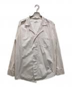 sulvamサルバム）の古着「スラッシュオープンカラーシャツ」｜ホワイト