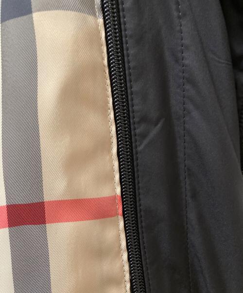 BURBERRY LONDON（バーバリーロンドン）BURBERRY LONDON (バーバリーロンドン) ノバチェックダウンライナー スタンドカラージャケット ブラック サイズ:Sの古着・服飾アイテム