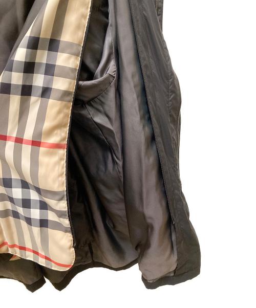 BURBERRY LONDON（バーバリーロンドン）BURBERRY LONDON (バーバリーロンドン) ノバチェックダウンライナー スタンドカラージャケット ブラック サイズ:Sの古着・服飾アイテム