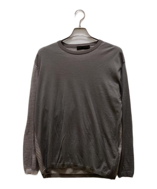 ETRO（エトロ）ETRO (エトロ) スイッチボーダーニット グリーン サイズ:XLの古着・服飾アイテム