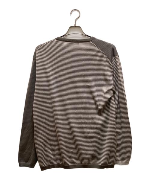 ETRO（エトロ）ETRO (エトロ) スイッチボーダーニット グリーン サイズ:XLの古着・服飾アイテム