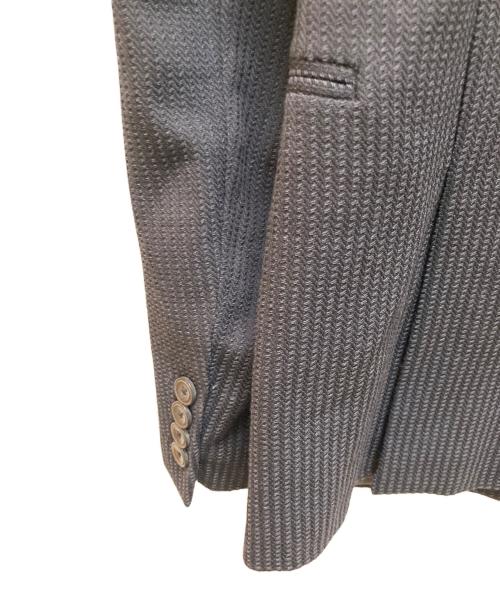 EMPORIO ARMANI（エンポリオ アルマーニ）EMPORIO ARMANI (エンポリオアルマーニ) F LINE 2Bテーラードジャケット ブラック サイズ:48の古着・服飾アイテム