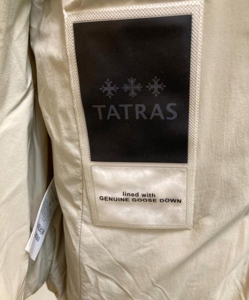 TATRAS（タトラス）TATRAS (タトラス) ボルボレ マットナイロンダウンジャケット ベージュ サイズ:02の古着・服飾アイテム