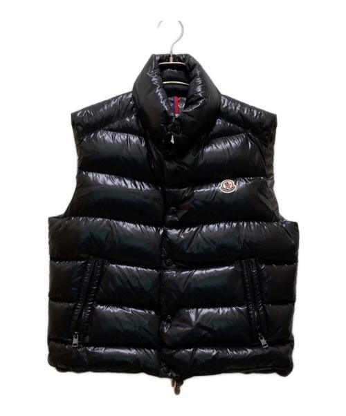 MONCLER（モンクレール）MONCLER (モンクレール) チブ ロゴワッペンダウンベスト ブラック サイズ:2の古着・服飾アイテム