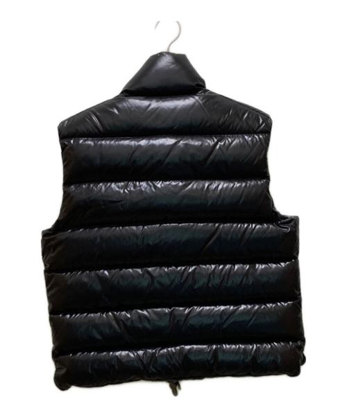 MONCLER（モンクレール）MONCLER (モンクレール) チブ ロゴワッペンダウンベスト ブラック サイズ:2の古着・服飾アイテム