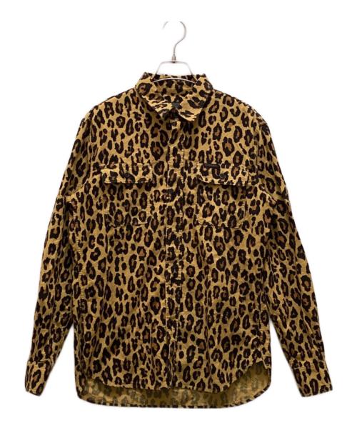 Hysteric Glamour（ヒステリックグラマー）Hysteric Glamour (ヒステリックグラマー) レオパードレギュラーカラーシャツ イエロー サイズ:Sの古着・服飾アイテム