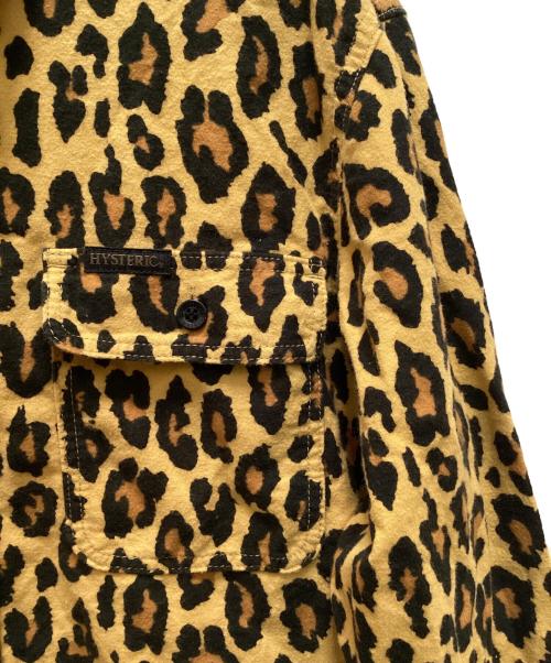 Hysteric Glamour（ヒステリックグラマー）Hysteric Glamour (ヒステリックグラマー) レオパードレギュラーカラーシャツ イエロー サイズ:Sの古着・服飾アイテム