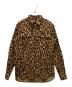 Hysteric Glamour（ヒステリックグラマー）の古着「レオパードレギュラーカラーシャツ」｜イエロー