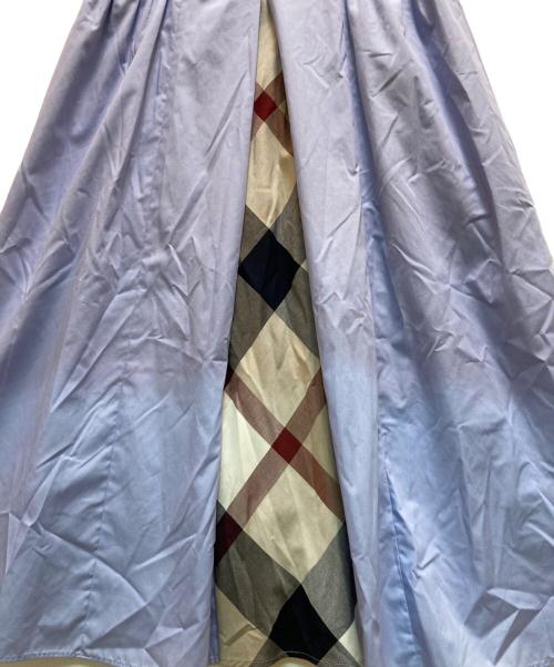 BLUE LABEL CRESTBRIDGE（ブルーレーベルクレストブリッジ）BLUE LABEL CRESTBRIDGE (ブルーレーベルクレストブリッジ) ニットビスチェシャツドレス ブルー サイズ:38の古着・服飾アイテム