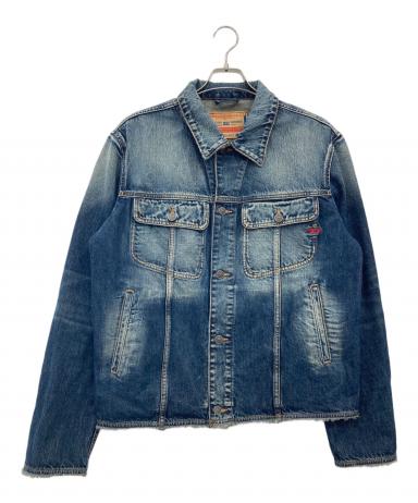 中古・古着通販】DIESEL (ディーゼル) ダメージ加工デニムジャケット