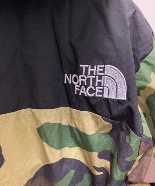THE NORTH FACE（ザ ノース フェイス）THE NORTH FACE (ザ ノース フェイス) ノベルティ バルトロ ライト ジャケット ダウンジャケット カーキ×ブラック サイズ:Mの古着・服飾アイテム