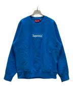 SUPREMEシュプリーム）の古着「ボックスロゴスウェット」｜ブルー