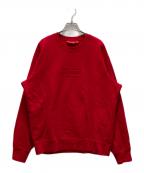 SUPREMEシュプリーム）の古着「カットアウトボックスロゴスウェット」｜レッド