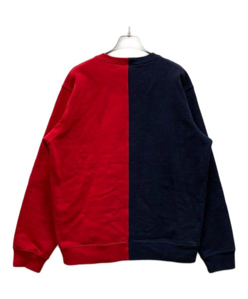 SUPREME（シュプリーム）SUPREME (シュプリーム) スプリットロゴ スウェット レッド×ブラック サイズ:Mの古着・服飾アイテム