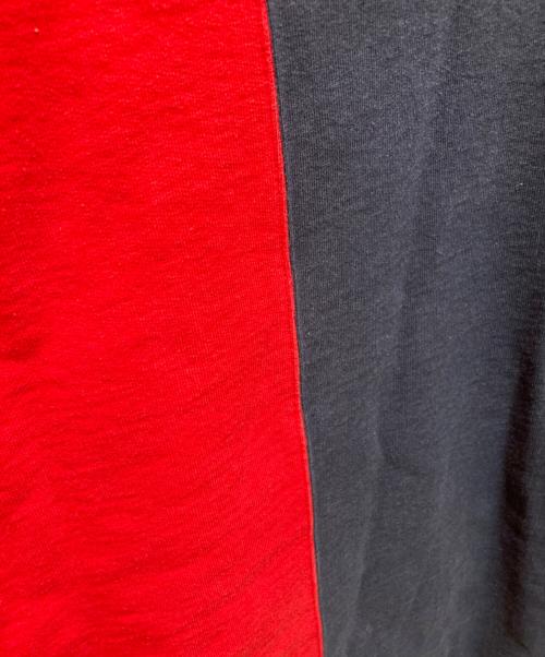 SUPREME（シュプリーム）SUPREME (シュプリーム) スプリットロゴ スウェット レッド×ブラック サイズ:Mの古着・服飾アイテム