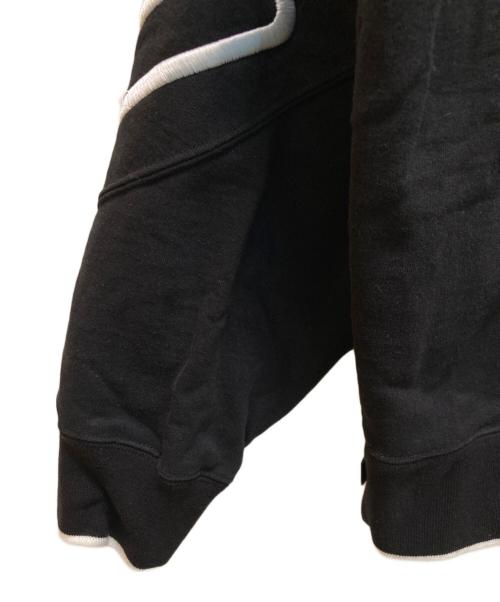 SUPREME（シュプリーム）Supreme (シュプリーム) ストレッチクルーネック スウェット ブラック×ホワイト サイズ:Mの古着・服飾アイテム
