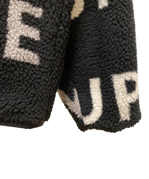 SUPREME（シュプリーム）Supreme (シュプリーム) リバーシブルロゴフリースジャケット ブラック サイズ:Mの古着・服飾アイテム