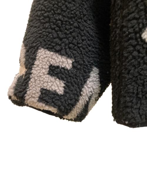 SUPREME（シュプリーム）Supreme (シュプリーム) リバーシブルロゴフリースジャケット ブラック サイズ:Mの古着・服飾アイテム