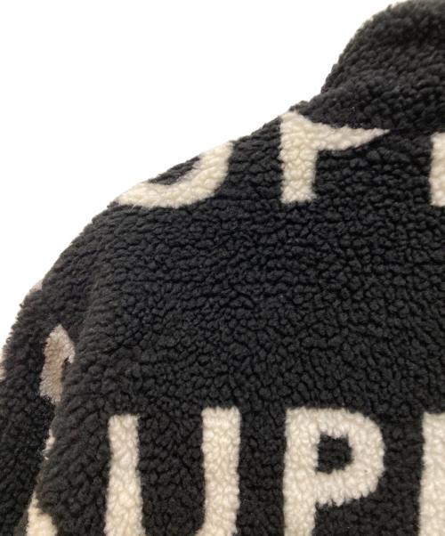 SUPREME（シュプリーム）Supreme (シュプリーム) リバーシブルロゴフリースジャケット ブラック サイズ:Mの古着・服飾アイテム