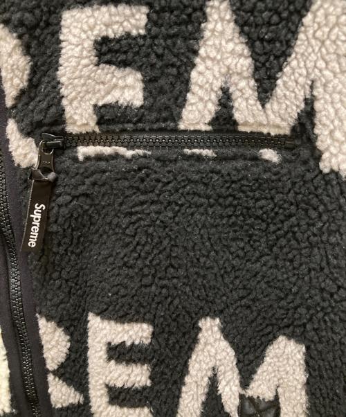 SUPREME（シュプリーム）Supreme (シュプリーム) リバーシブルロゴフリースジャケット ブラック サイズ:Mの古着・服飾アイテム