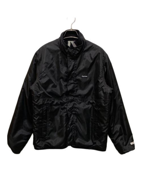 SUPREME（シュプリーム）Supreme (シュプリーム) リバーシブルロゴフリースジャケット ブラック サイズ:Mの古着・服飾アイテム