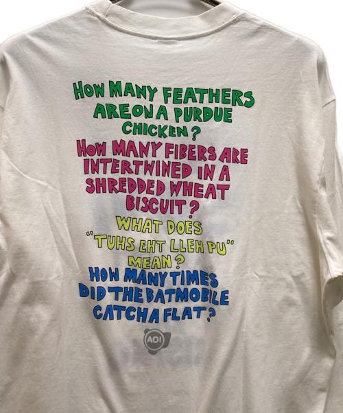 LEVI'S（リーバイス）LEVI'S (リーバイス) De La Soul (デラソウル) コラボ 3 FEET HIGH WHITE Tシャツ ホワイト×ブルー サイズ:Lの古着・服飾アイテム