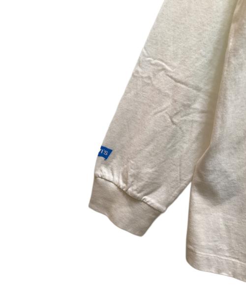 LEVI'S（リーバイス）LEVI'S (リーバイス) De La Soul (デラソウル) コラボ 3 FEET HIGH WHITE Tシャツ ホワイト×ブルー サイズ:Lの古着・服飾アイテム