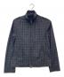 BURBERRY BLACK LABEL（バーバリーブラックレーベル）の古着「ダブルジップチェックジャケット」｜グレー