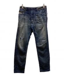 DIESEL（ディーゼル）の古着「ダメージ加工ジョグジーンズ」｜インディゴ