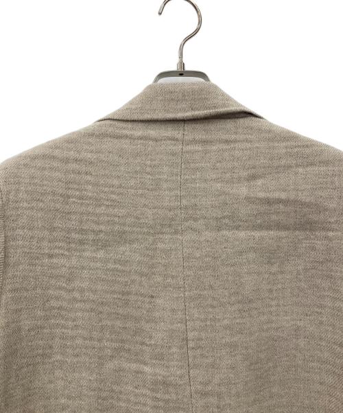 saby（サバイ）saby (サバイ) ウールリネン ダブルガーゼジャケット ベージュ サイズ:1(S)の古着・服飾アイテム