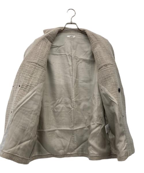 saby（サバイ）saby (サバイ) ウールリネン ダブルガーゼジャケット ベージュ サイズ:1(S)の古着・服飾アイテム
