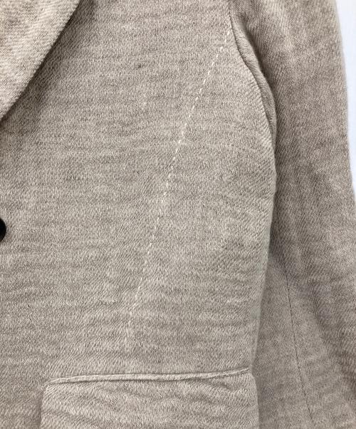 saby（サバイ）saby (サバイ) ウールリネン ダブルガーゼジャケット ベージュ サイズ:1(S)の古着・服飾アイテム