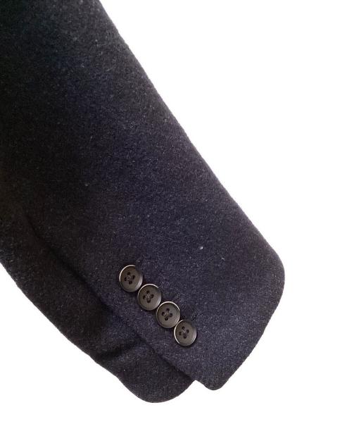 NO BRAND（ノーブランド）NO BRAND (ノーブランド) ダブルウールコート ネイビー サイズ:Lの古着・服飾アイテム