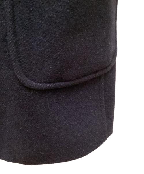 NO BRAND（ノーブランド）NO BRAND (ノーブランド) ダブルウールコート ネイビー サイズ:Lの古着・服飾アイテム