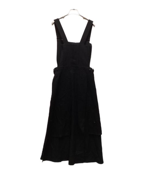 yohji yamamoto+noir（ヨウジヤマモトプリュスノアール）yohji yamamoto+Noir (ヨウジヤマモトプリュスノアール) ウールサロペット ブラック サイズ:1の古着・服飾アイテム