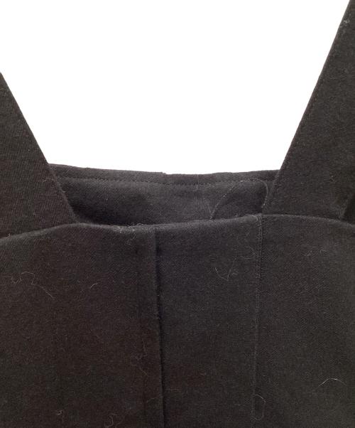 yohji yamamoto+noir（ヨウジヤマモトプリュスノアール）yohji yamamoto+Noir (ヨウジヤマモトプリュスノアール) ウールサロペット ブラック サイズ:1の古着・服飾アイテム