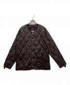 TAIONタイオン）の古着「ミリタリー クルーネック ダウンジャケット」｜グレー