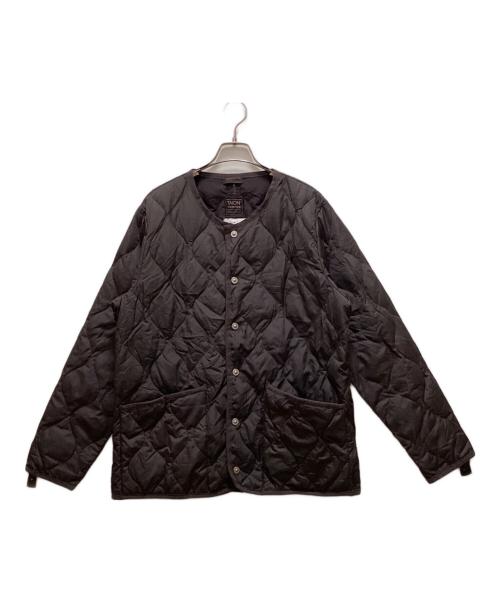 TAION（タイオン）TAION (タイオン) ミリタリー クルーネック ダウンジャケット グレー サイズ:XLの古着・服飾アイテム