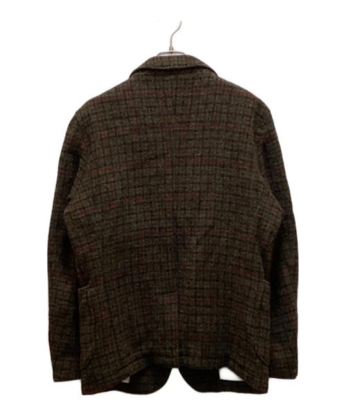 Harris Tweed（ハリスツイード）Harris Tweed (ハリスツイード) D'sh (ディッシュ) ウールテーラードジャケット グリーン サイズ:40の古着・服飾アイテム