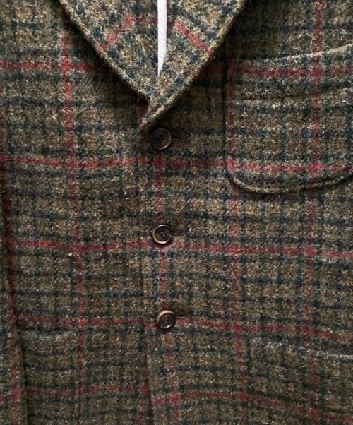 Harris Tweed（ハリスツイード）Harris Tweed (ハリスツイード) D'sh (ディッシュ) ウールテーラードジャケット グリーン サイズ:40の古着・服飾アイテム