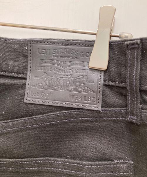 LEVI'S PReMIUM（リーバイス プレミアム）LEVI'S PReMIUM (リーバイス プレミアム) 511 スリムフィット ジーンズ ブラック ブラック サイズ: W34 L32の古着・服飾アイテム